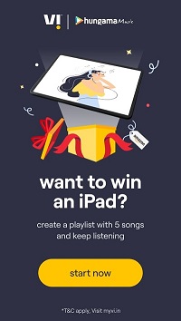 Create your own Playlist on Vi App and Win an iPad!
