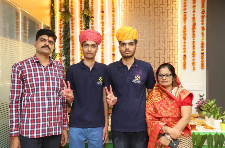 Jodhpur’s brothers studying at Utkarsh Classes crack NEET; could bag seat at AIIMS, Delhi
