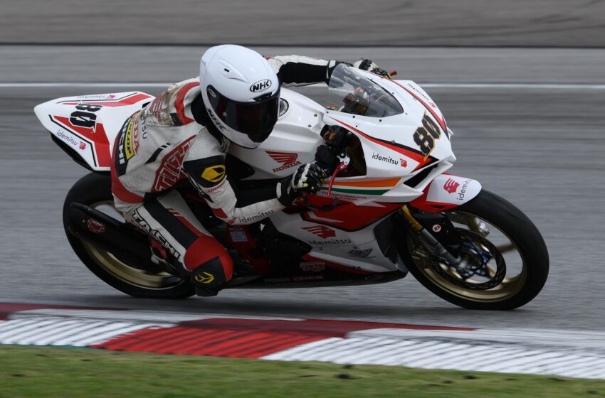 Indian rider duo of Rajiv Sethu and Senthil Kumar gain points for Honda Racing India in AP250 race 1 of 2022 ARRC Round 4