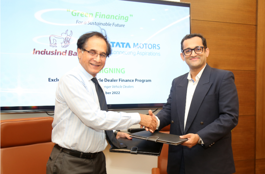 Tata Motors partners with IndusInd Bank to offer exclusive Electric Vehicle Dealer Financing