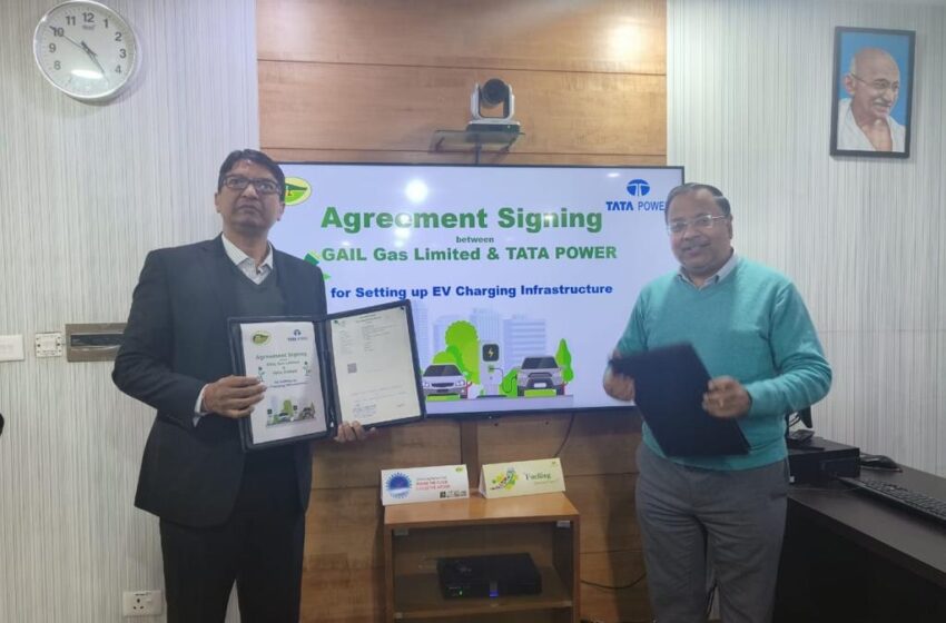 Tata Power to install public EV Charging points at GAIL Gas’ CNG Stations in Bengaluru