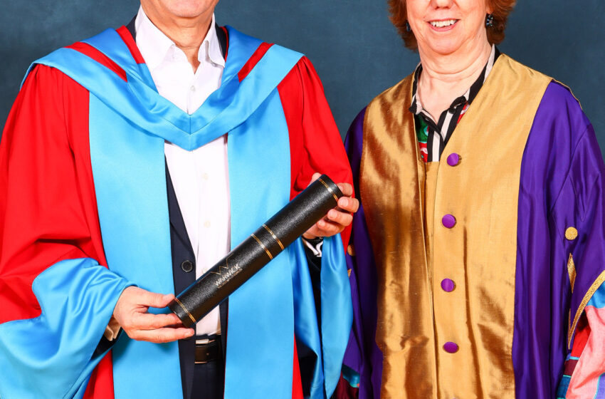  TVS Motor Company’s Chairman Sir Ralf Speth conferred with University of Warwick’s Honorary Doctorate