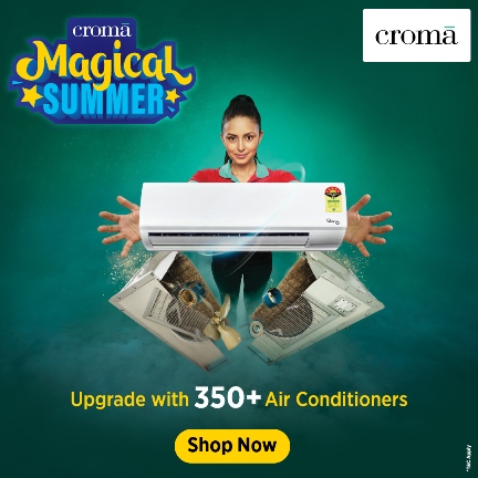 Unlock the Magic with Croma’s Magical Summer – Save Up to 45% on Air Conditioners, Refrigerators, and Room Coolers!”