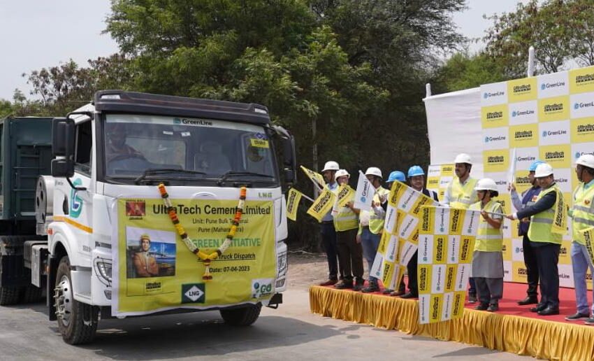  GreenLine deploys its LNG-powered trucks at UltraTech Cement’s Pune Bulk Terminal