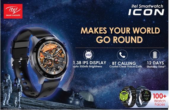  itel launches Icon: A Game-Changer Smartwatch with a Stunning 1.38-Inch Spherical HD Screen and Bluetooth Calling