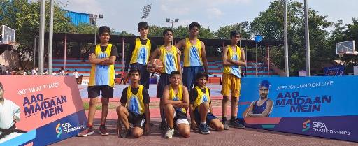Sawai Mansingh stadium saw athletes compete in Basketball, Volleyball, Football, Squash and Table Tennis on Day 2 of the SFA Championships