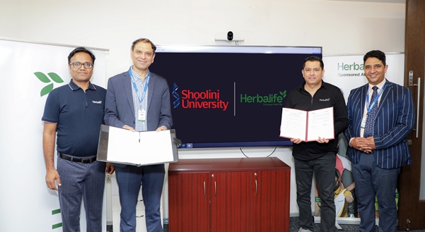 Herbalife India signs MoU with Shoolini University in Himachal Pradesh; direct selling to become part of their curriculum in Business Administration
