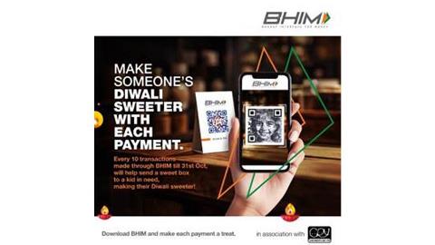 BHIM Partners with CRY for ‘Meethi Diwali’ campaign, Spreading Festive Joy to Underprivileged Children across India