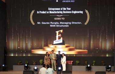 Man Structurals Wins ‘Entrepreneur of the Year 2025’ Award – Recognised in Manufacturing Business (Engineering Category)