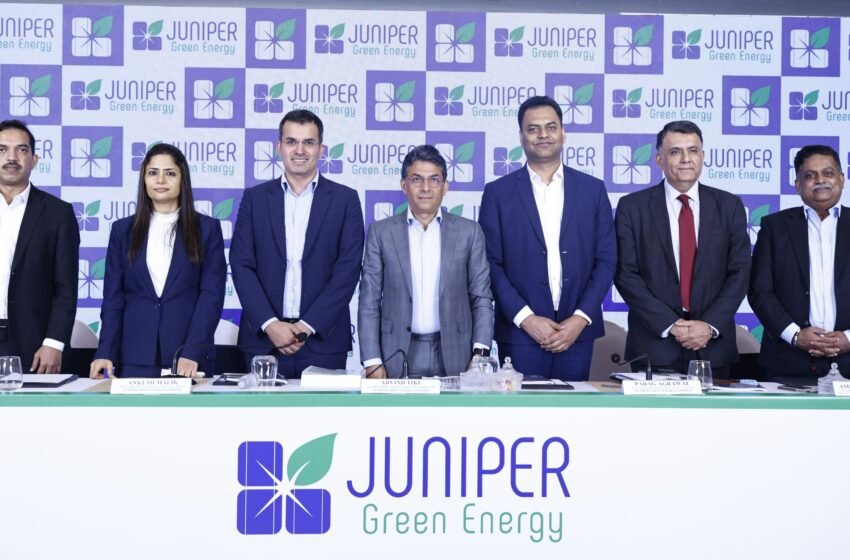  Juniper Green Energy Limited ₹1800 crore Initial Public Offering to open on July 30, 2026
