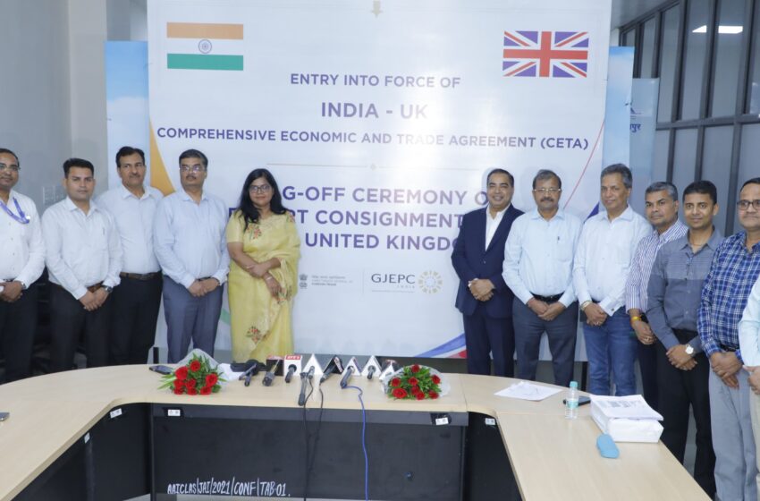  Jaipur Flags Off First Jewellery Export Consignment to the UK Under India–UK CETA